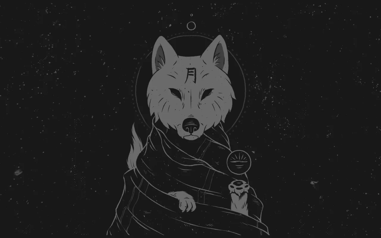 Wise Wolf live wallpaper preview
