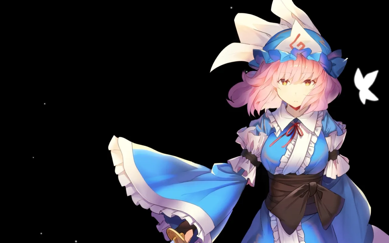 Yuyuko Saigyouji live wallpaper preview