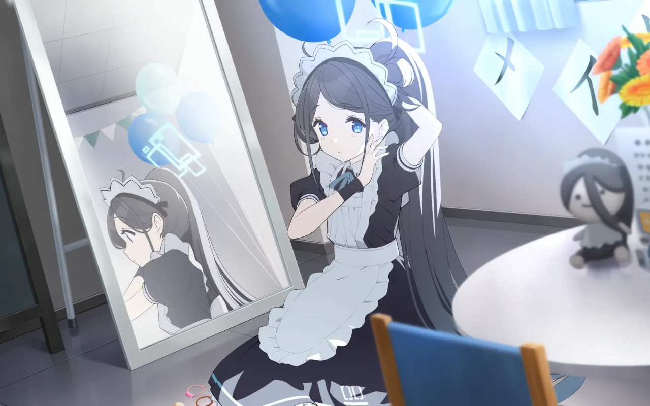 Maid Girl live wallpaper preview