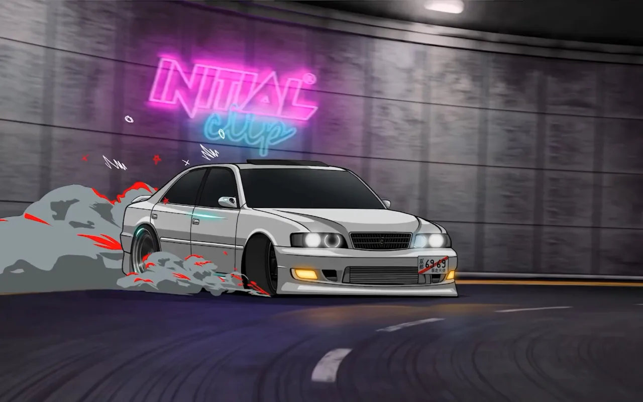 Initial Club Toyota Supra Drift live wallpaper preview