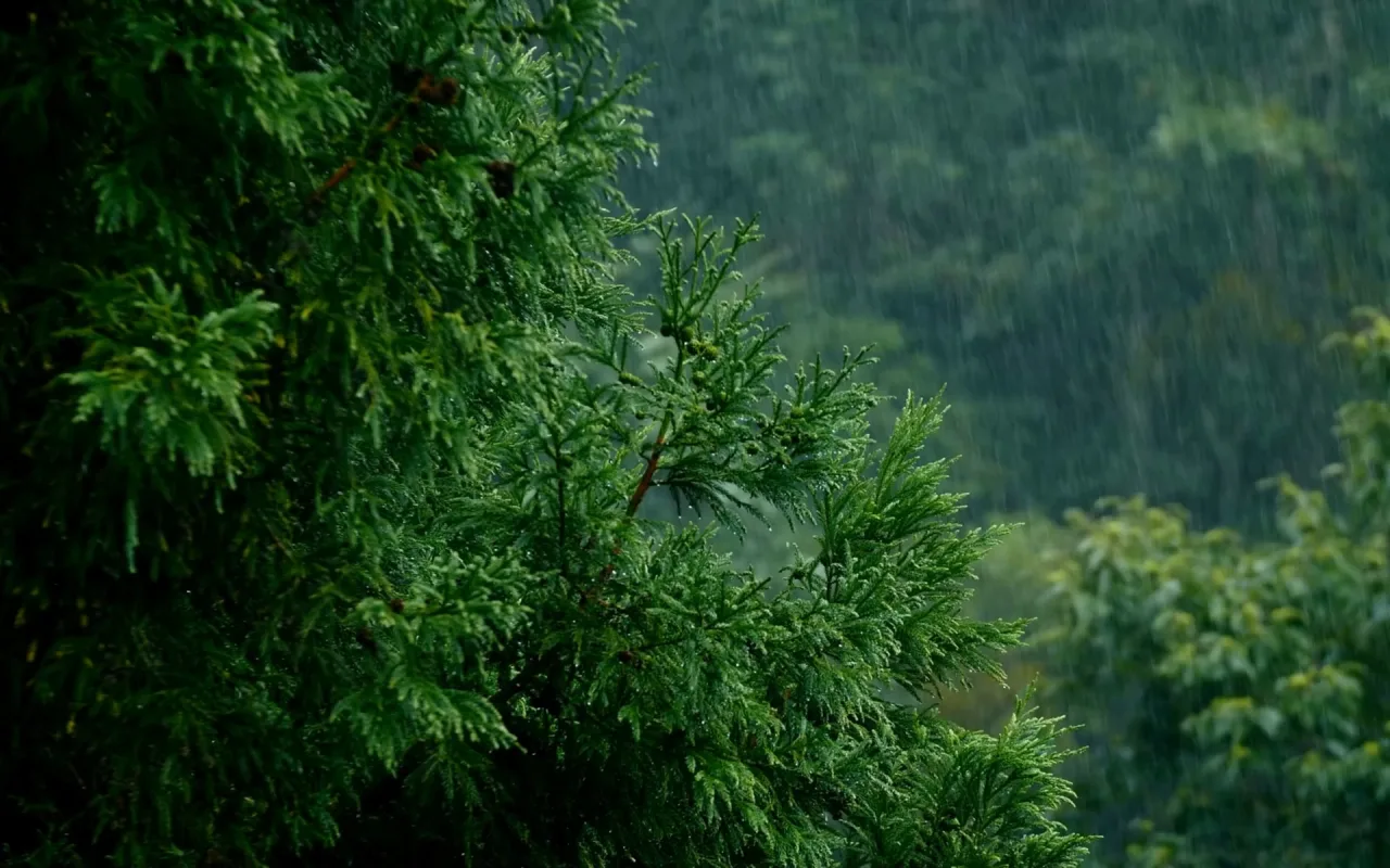Rainy Forest live wallpaper preview