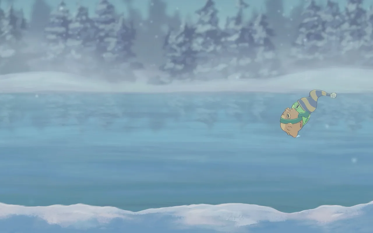 Skating Frogs live wallpaper preview