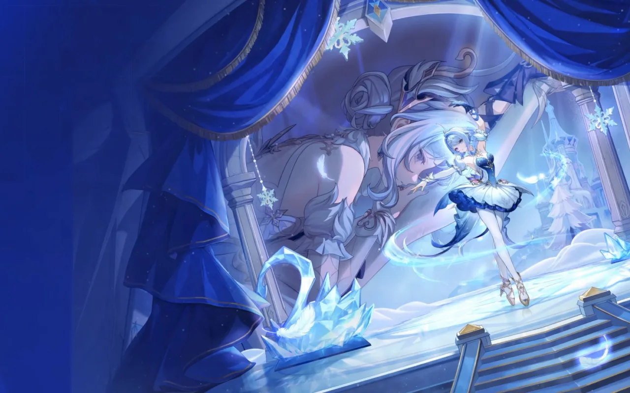 Genshin 7.0 Luncher Odette live wallpaper preview