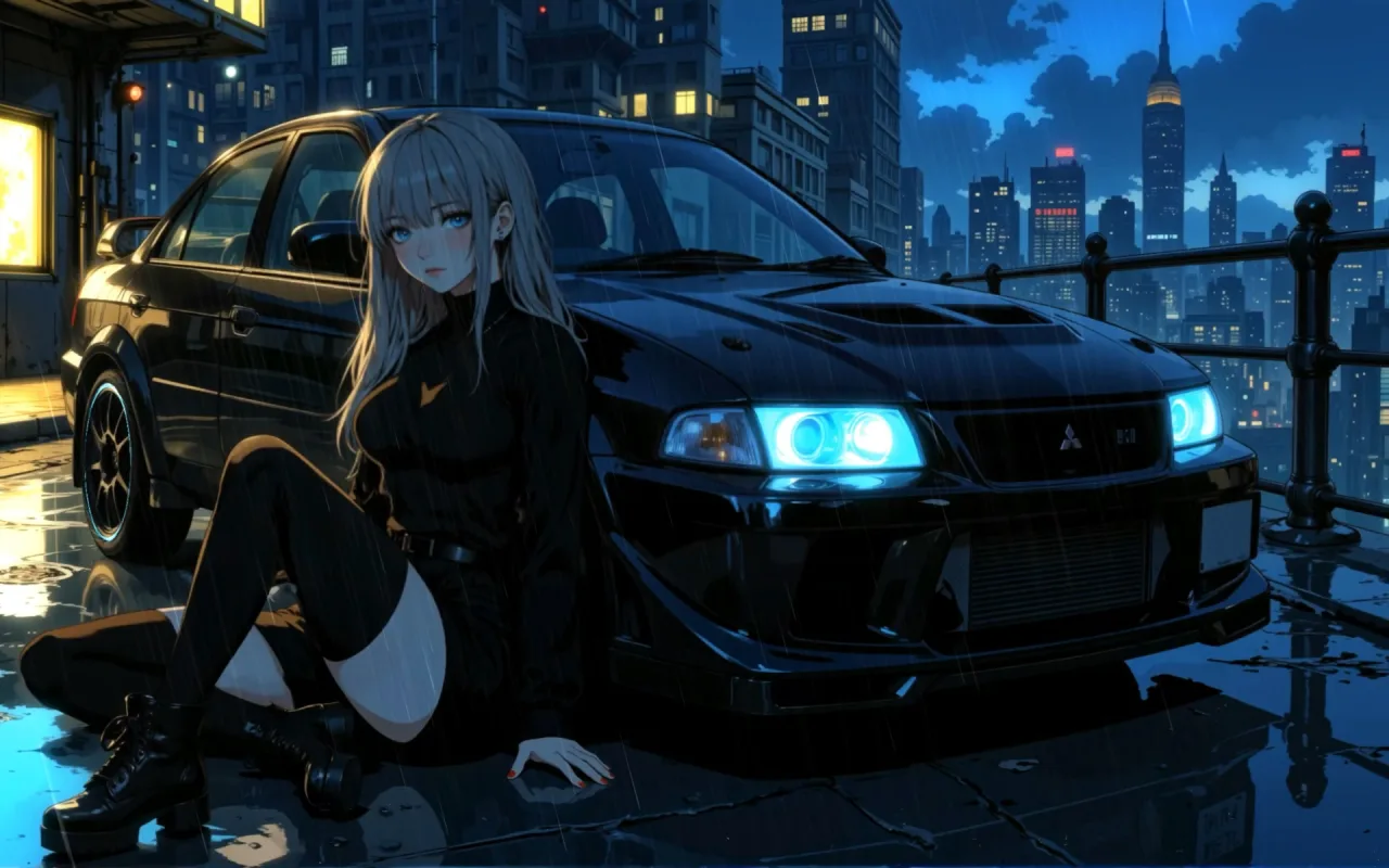 Midnight Due Evo VI live wallpaper preview