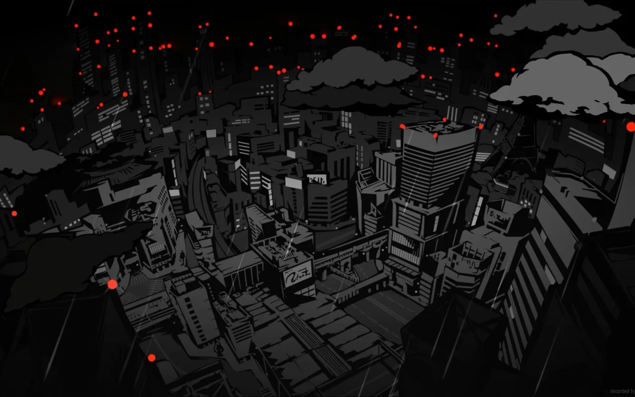 Persona 5 Rainy Day live wallpaper preview