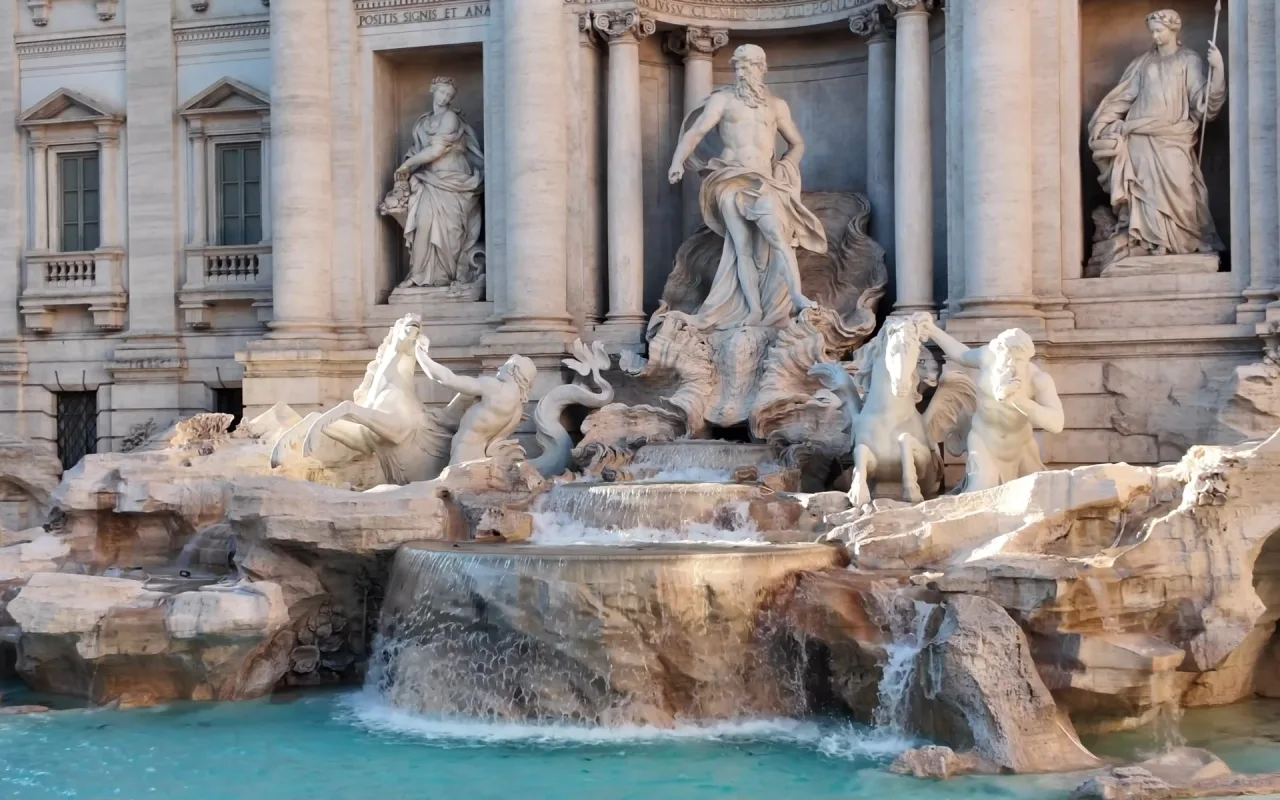 Trevi Fountain live wallpaper preview