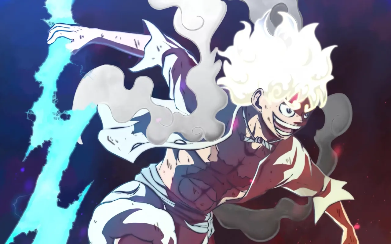 Luffy Gear 5 live wallpaper preview