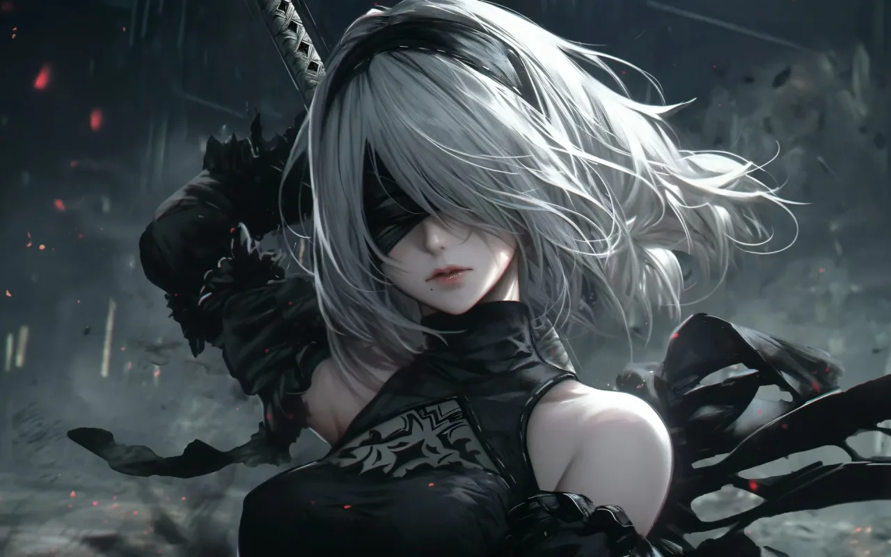 2B NieR Automata live wallpaper preview