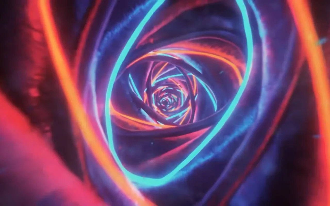 Neon Tunnel live wallpaper preview