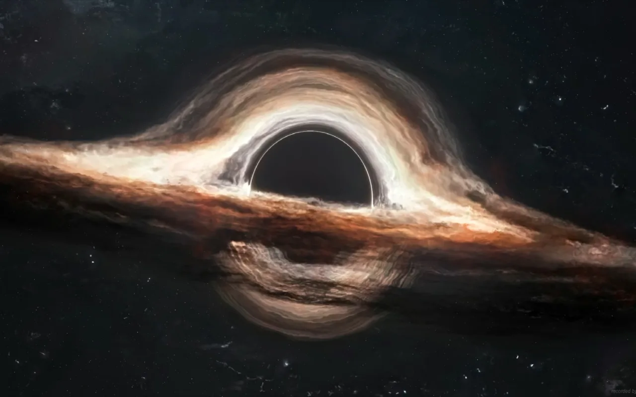 Gargantua Black Hole live wallpaper preview