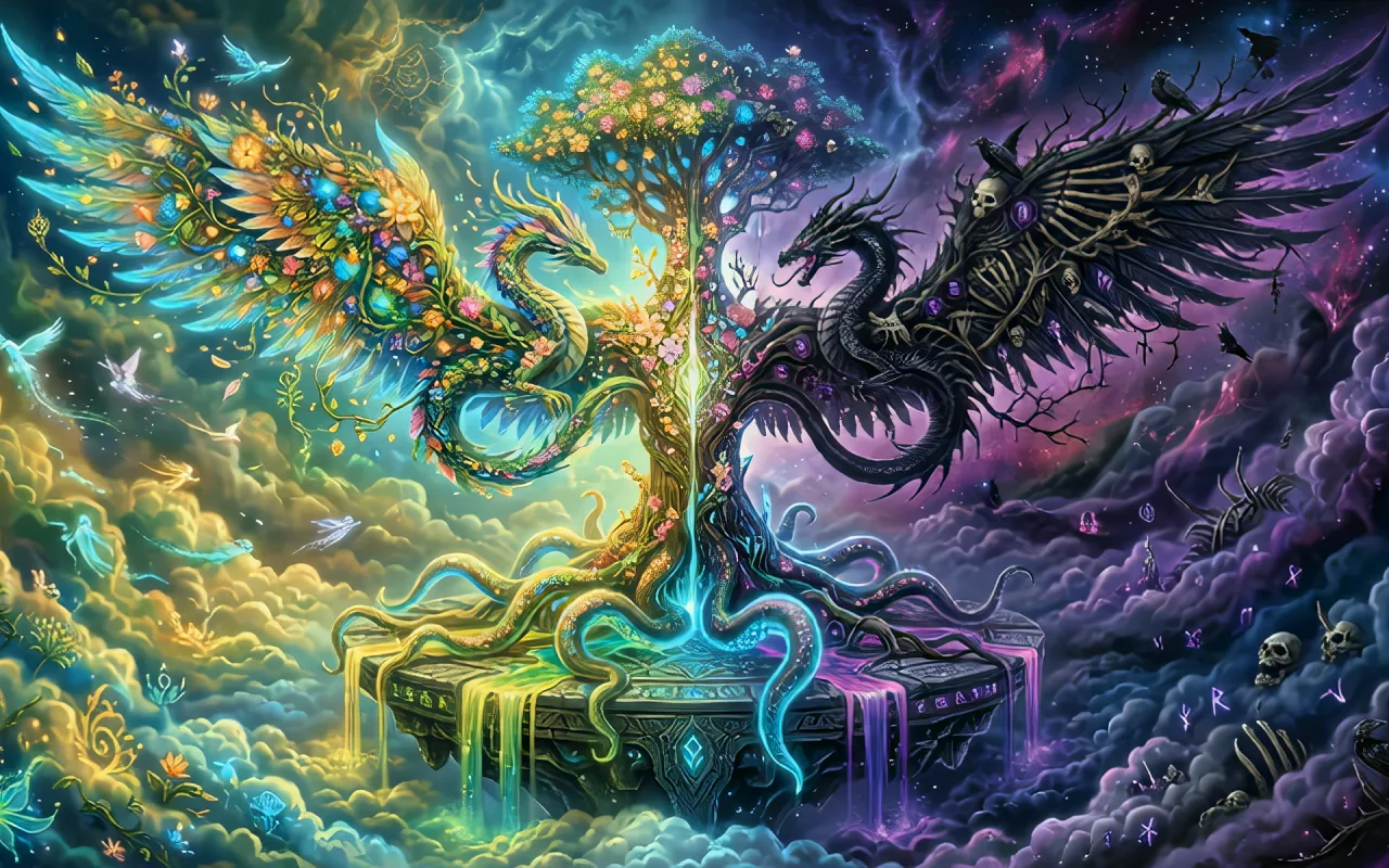 Dragon Tree Of Life & Death live wallpaper preview