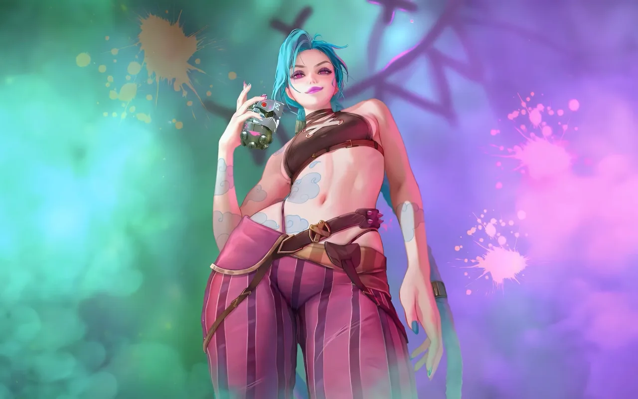 Jinx (Arcane/LoL) live wallpaper preview