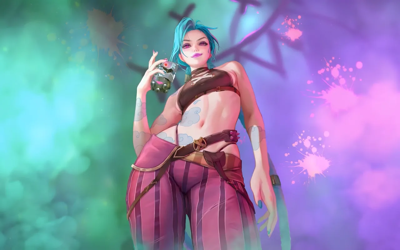 Jinx (Arcane/LoL) live wallpaper preview
