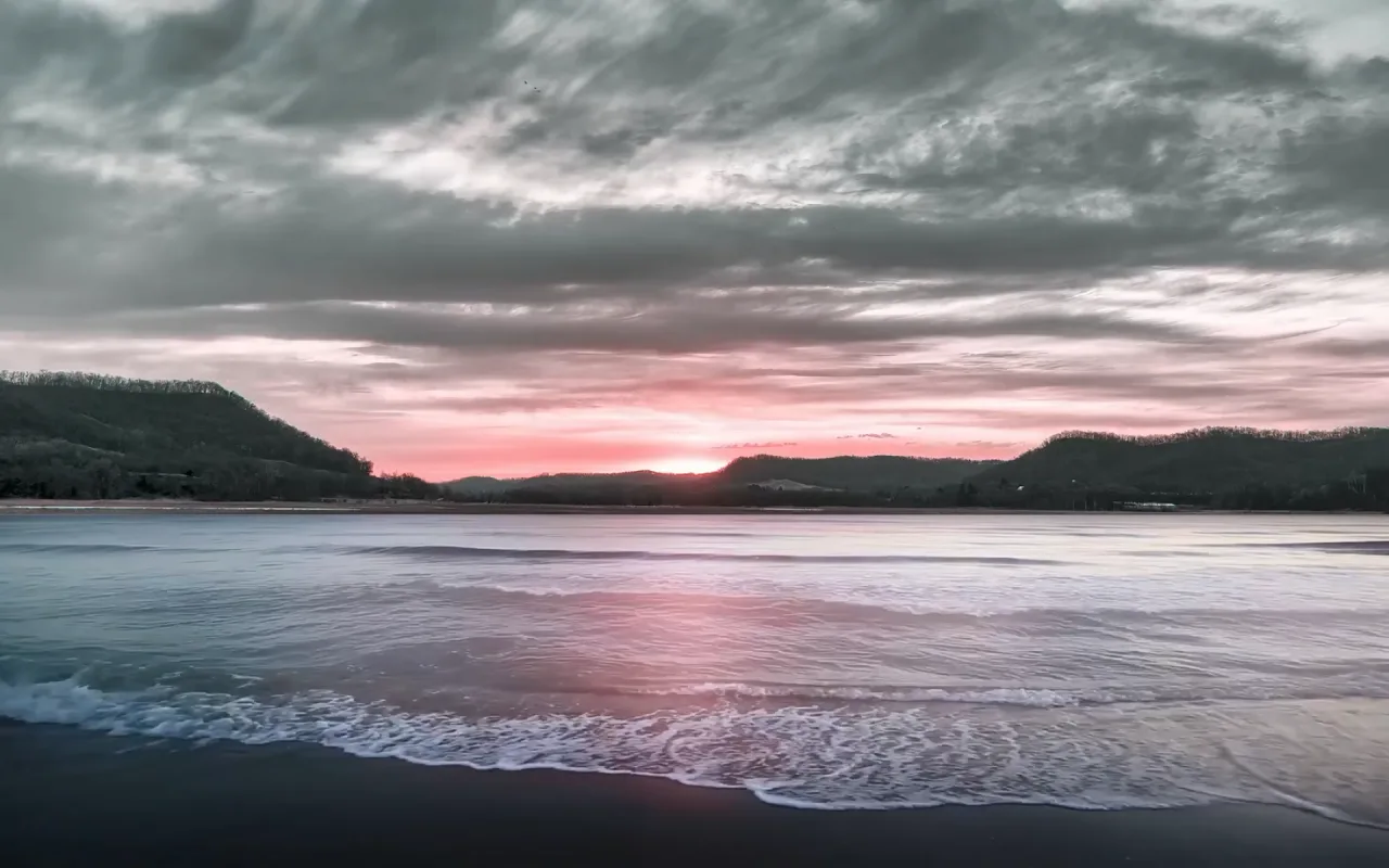 Beach Sunrise live wallpaper preview