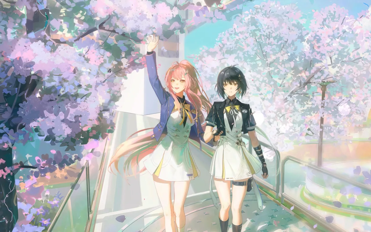 Aemeath & Rover live wallpaper preview