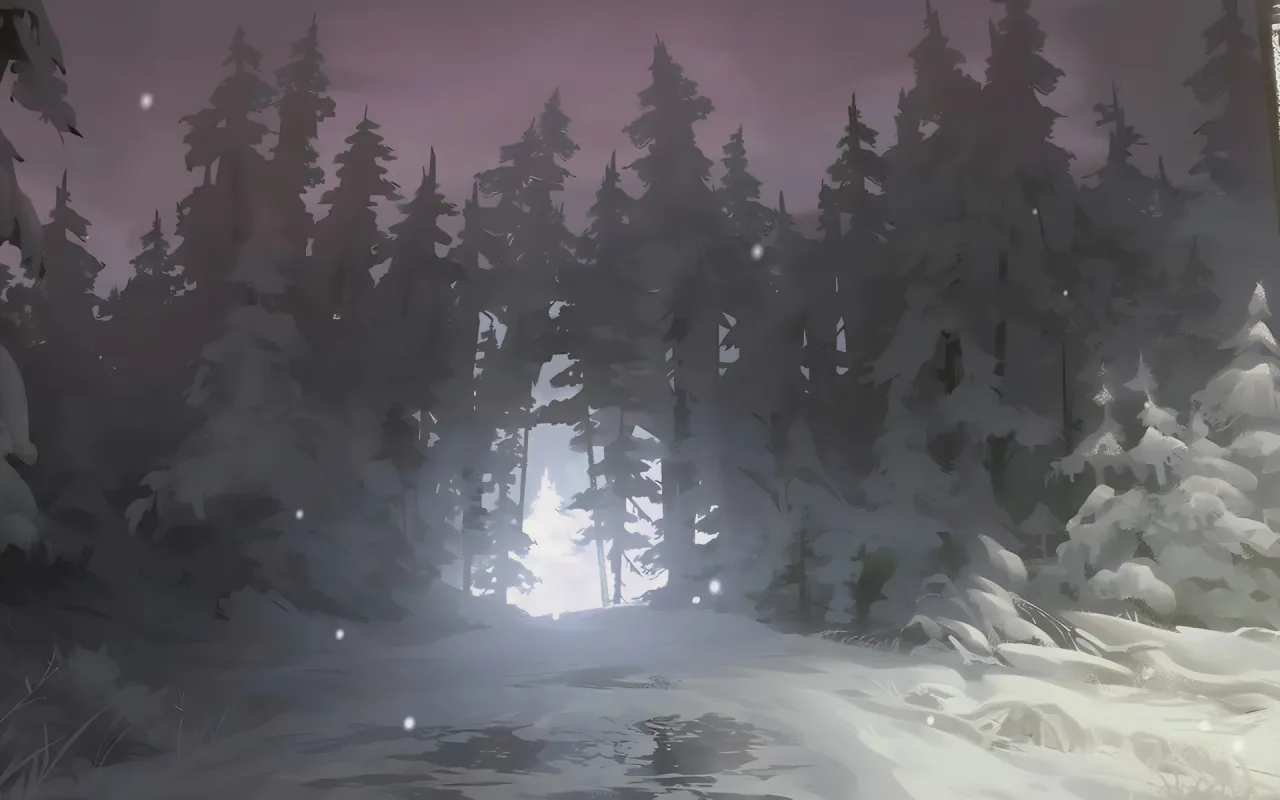 Wintry Trail live wallpaper preview