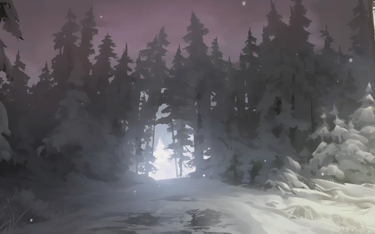 Wintry Trail live wallpaper preview