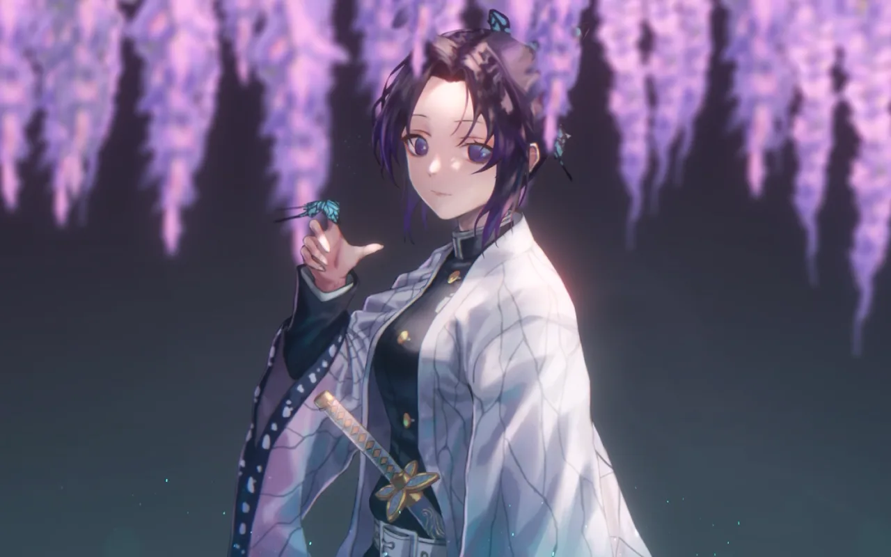Kochou Shinobu live wallpaper preview