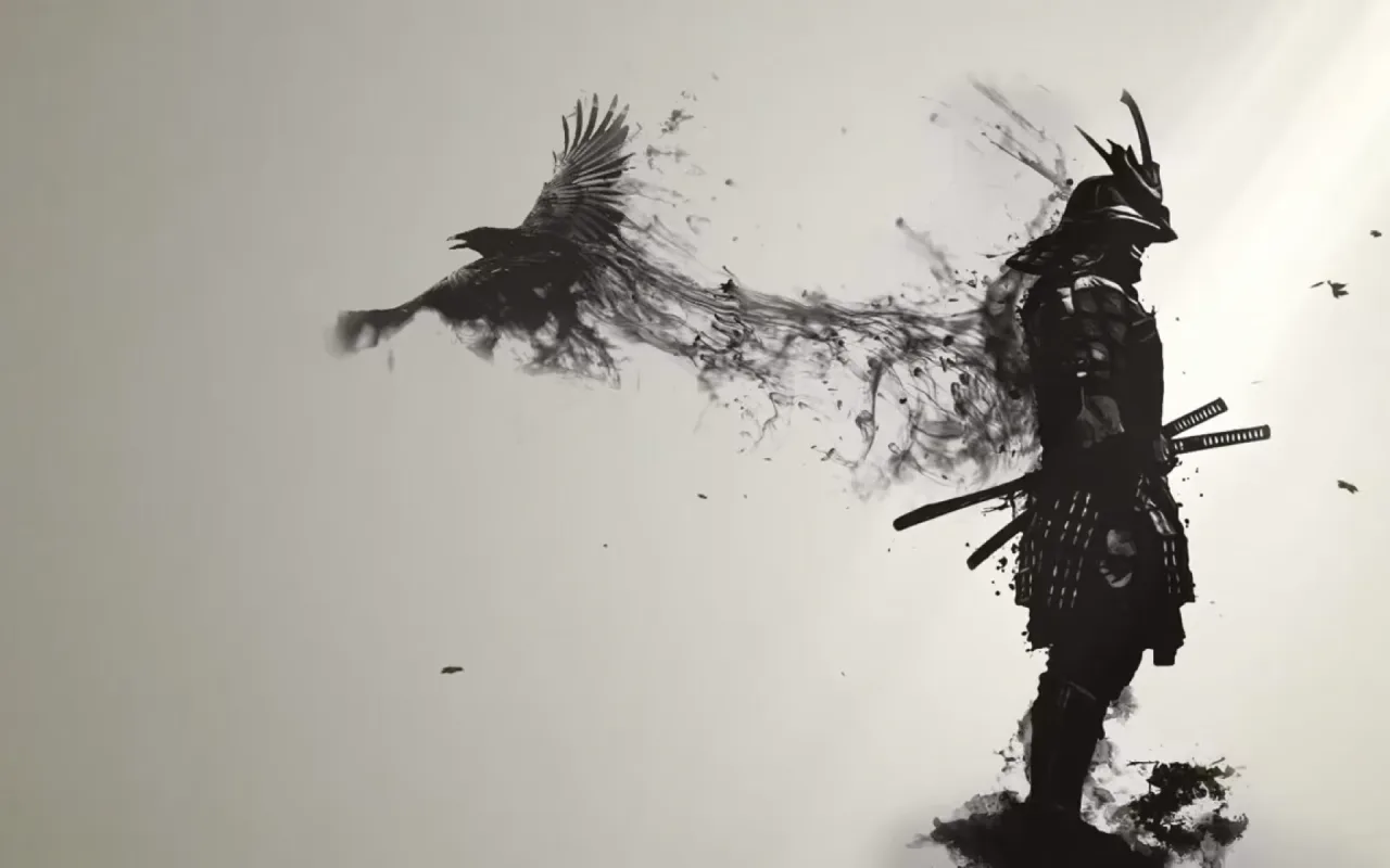 Samauri & Crow live wallpaper preview