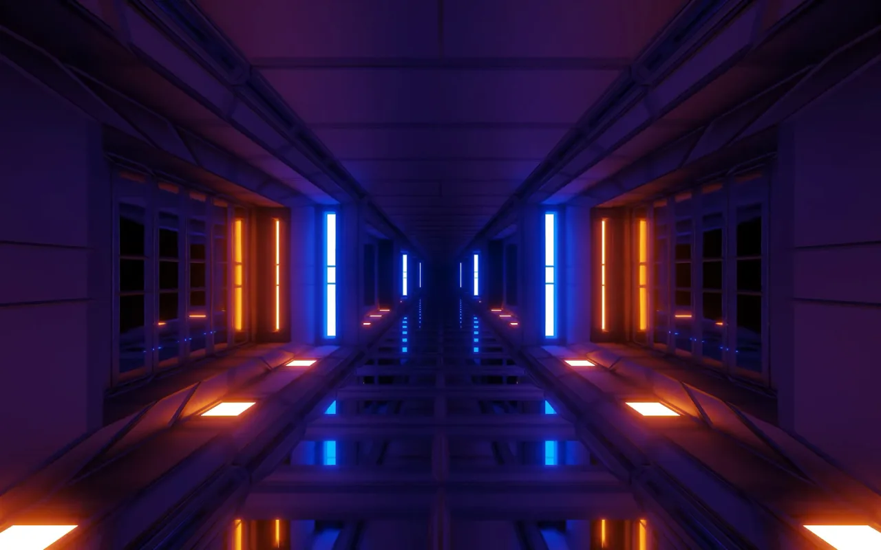 Neon Tunnel live wallpaper preview