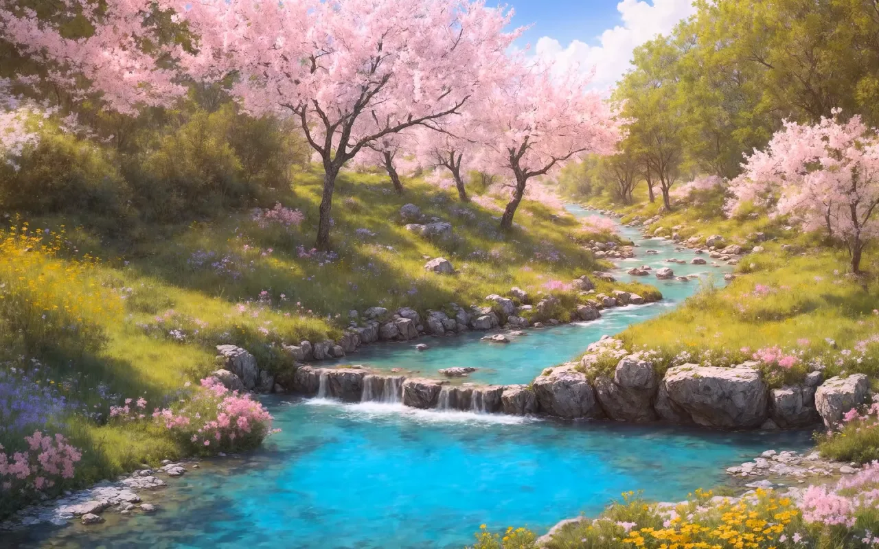 Cherry Blossoms live wallpaper preview