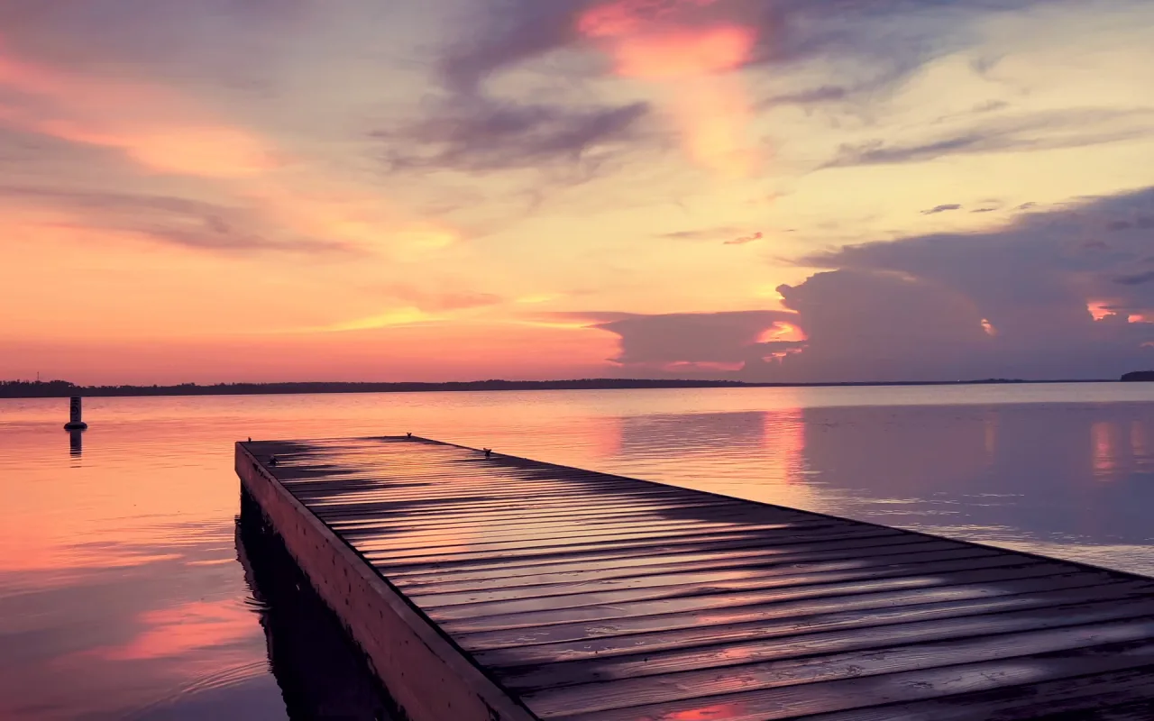 Sunset at the Jetty live wallpaper preview