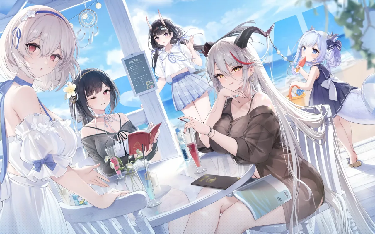Azur Lane Port District live wallpaper preview
