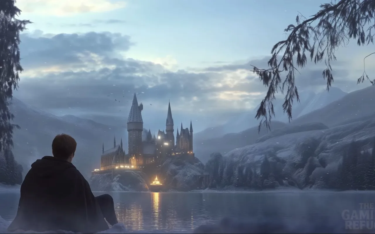 Hogwarts Legacy Winter Ambience live wallpaper preview
