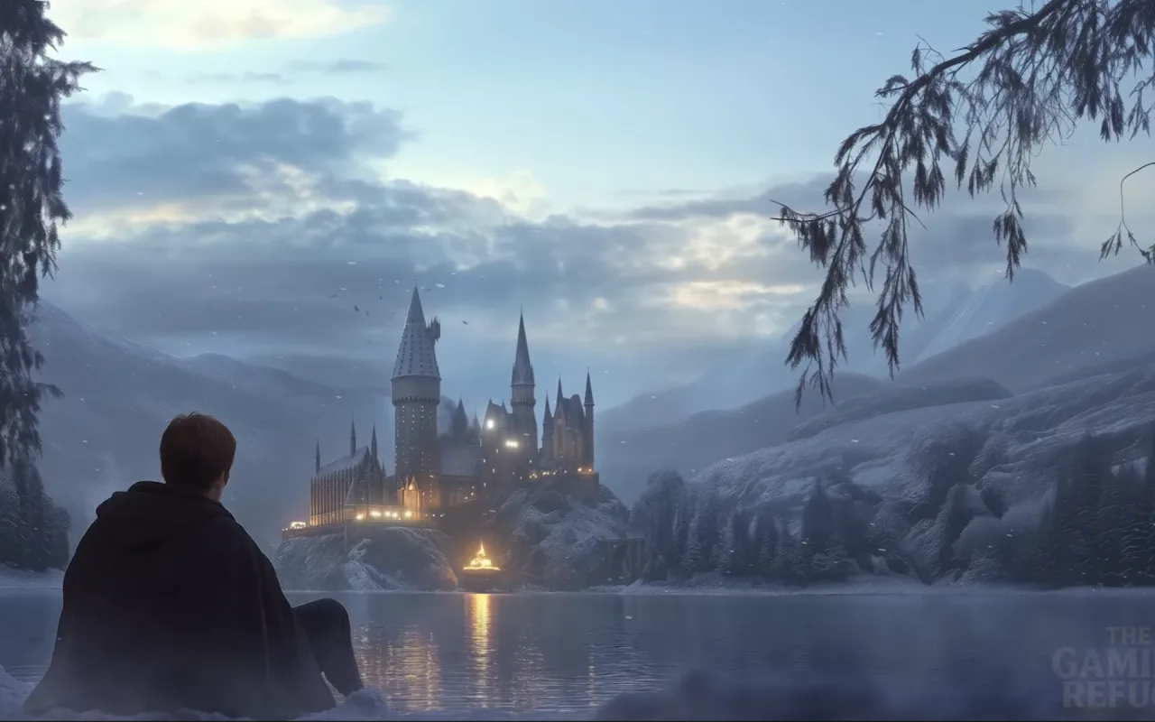 Hogwarts Legacy Winter Ambience live wallpaper preview