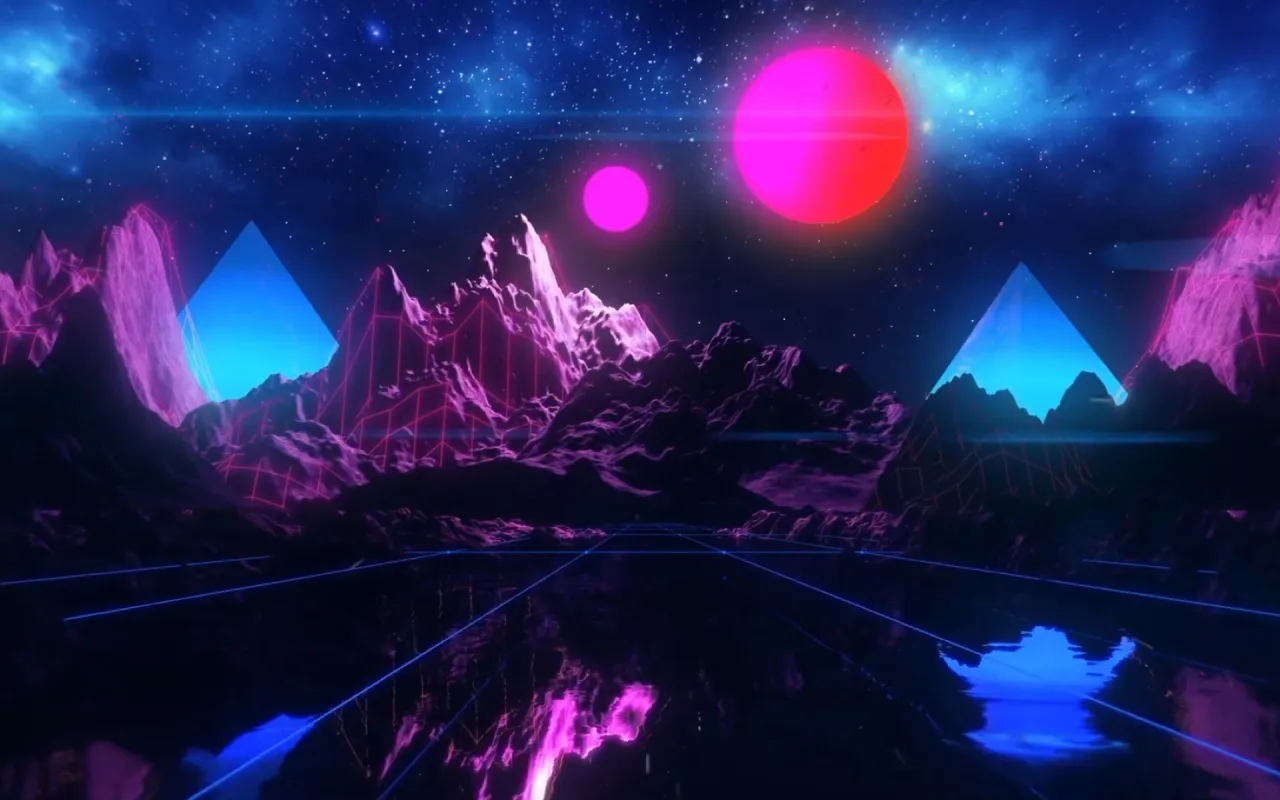 Retro Journey live wallpaper preview