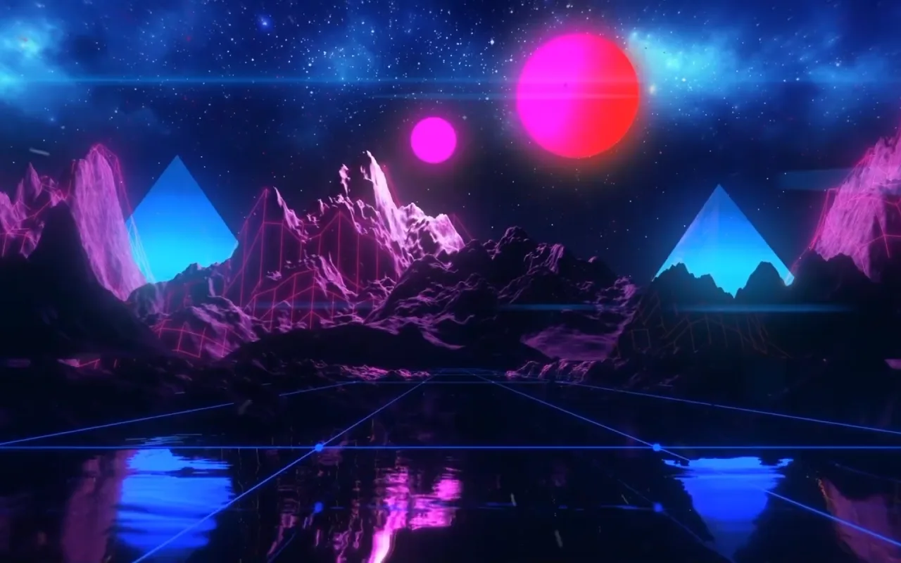 Retro Journey live wallpaper preview