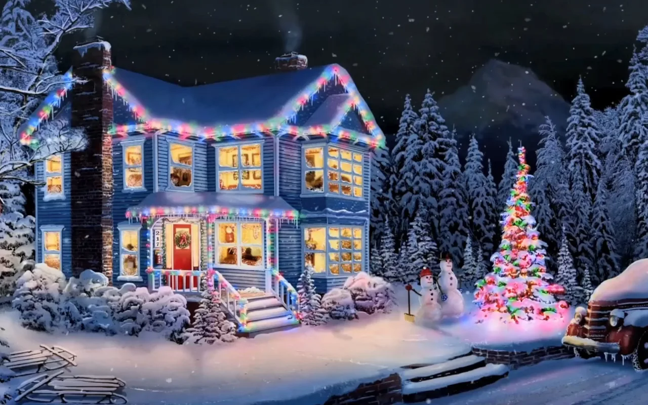 House On Xmas live wallpaper preview
