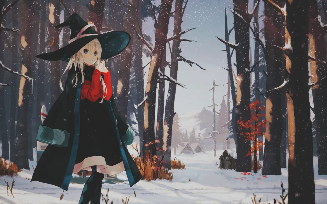 Journey of Elaina live wallpaper preview
