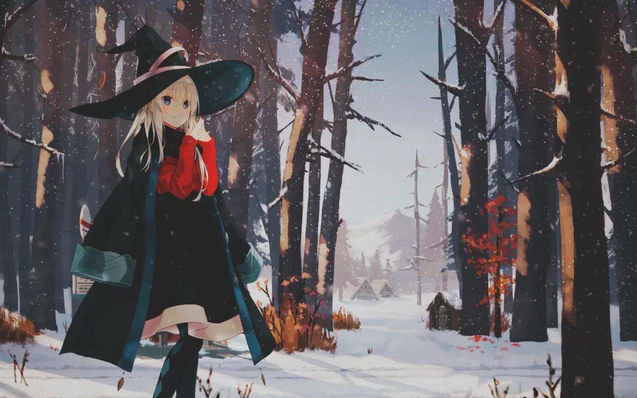 Journey of Elaina live wallpaper preview