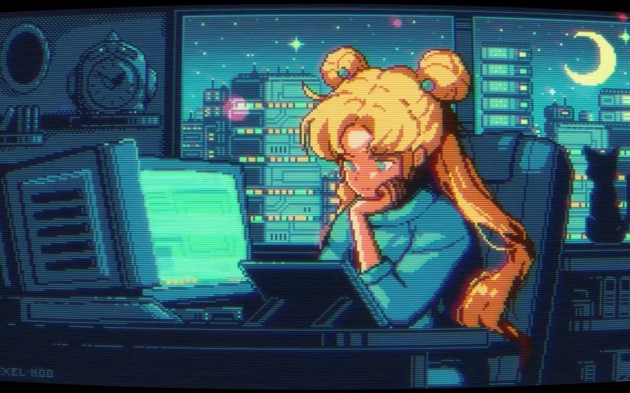 Sailor Moon Lofi live wallpaper preview