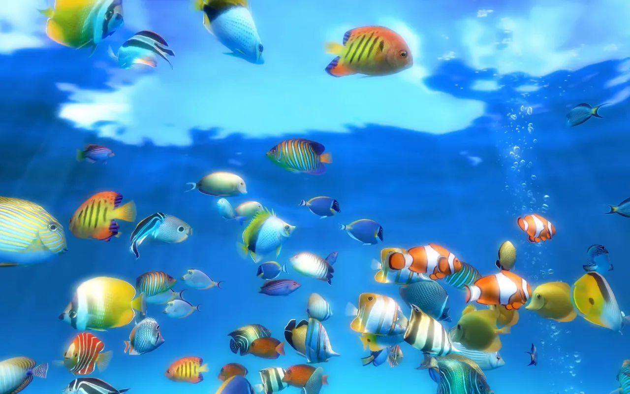 Aquarium live wallpaper preview