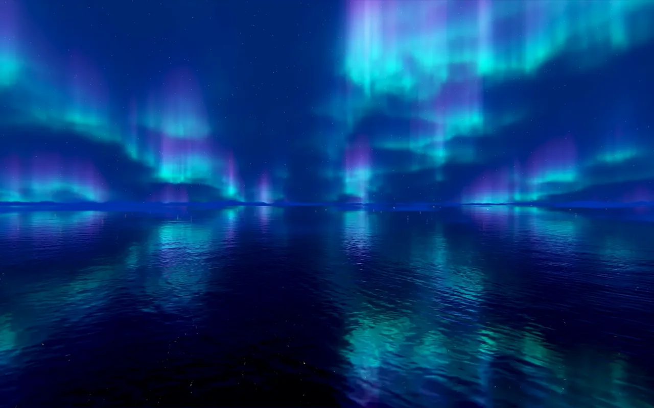 Northern Lights live wallpaper preview