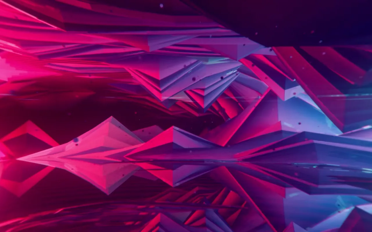 Polygon Cave live wallpaper preview