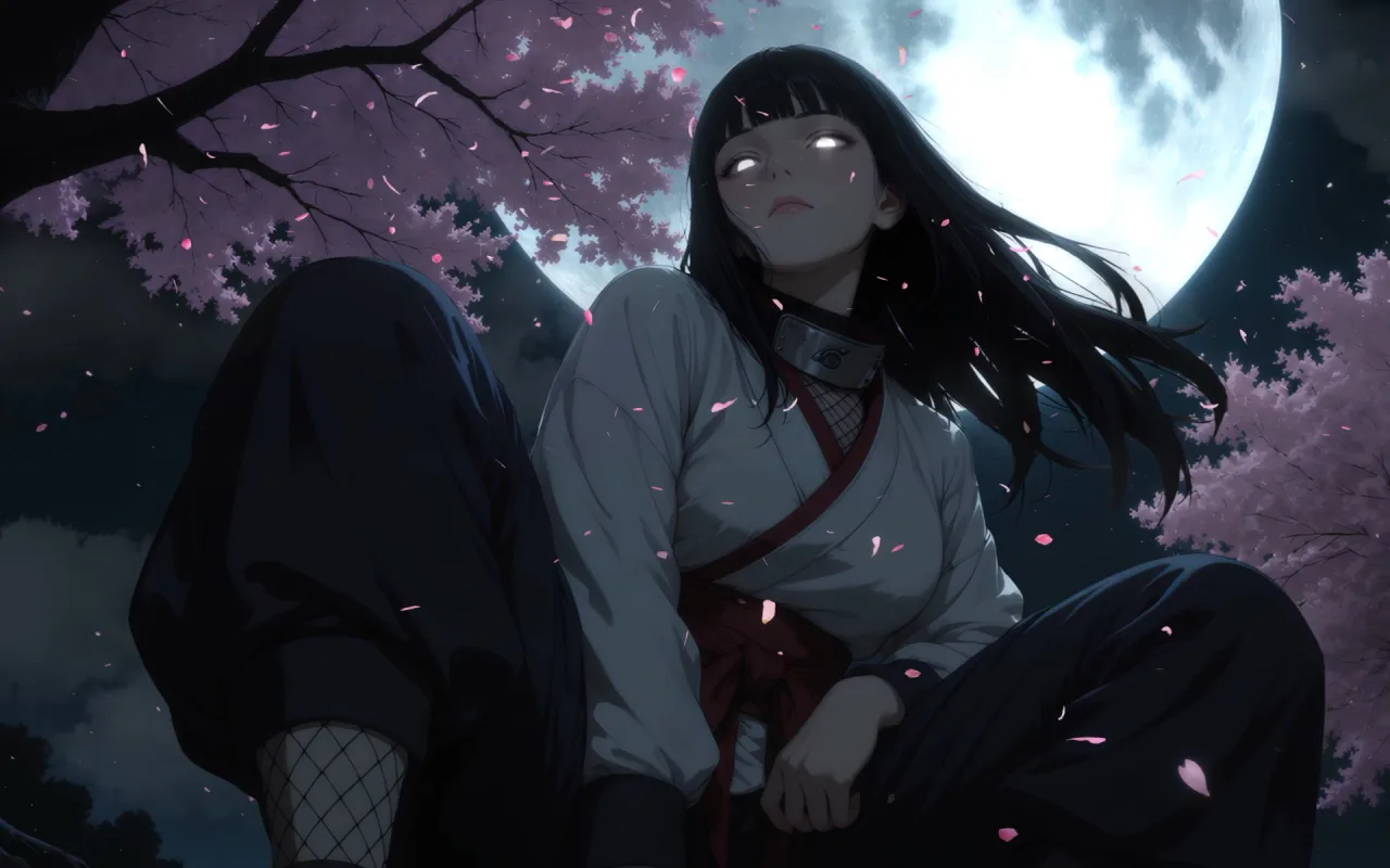 Hinata Hyuga live wallpaper preview