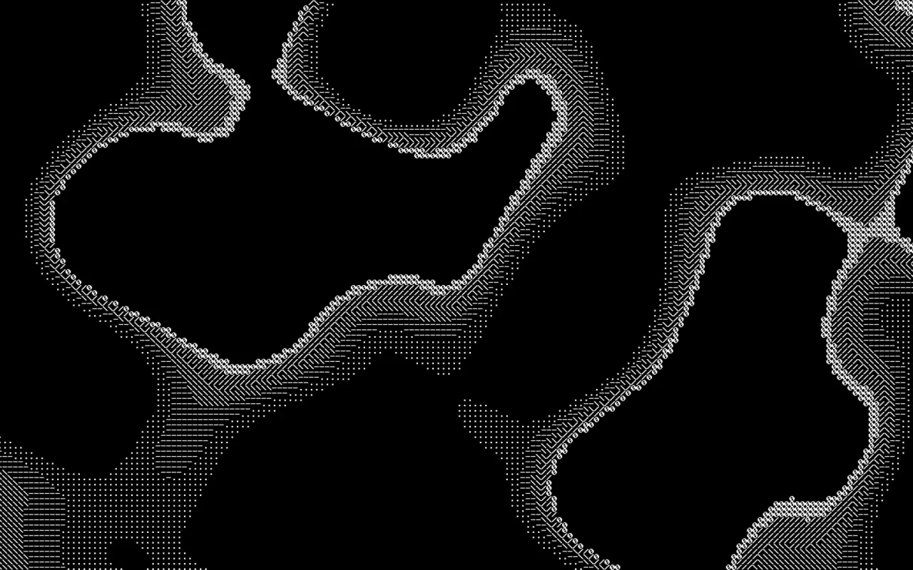 Pixel Waves live wallpaper preview