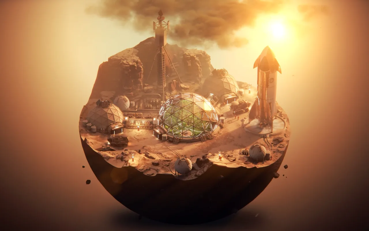 Martian Ball live wallpaper preview