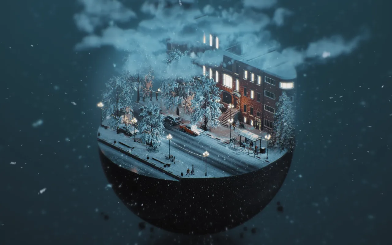 Christmas Glass Ball live wallpaper preview