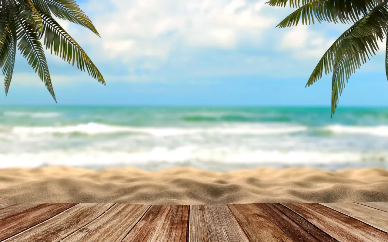 Beach live wallpaper preview