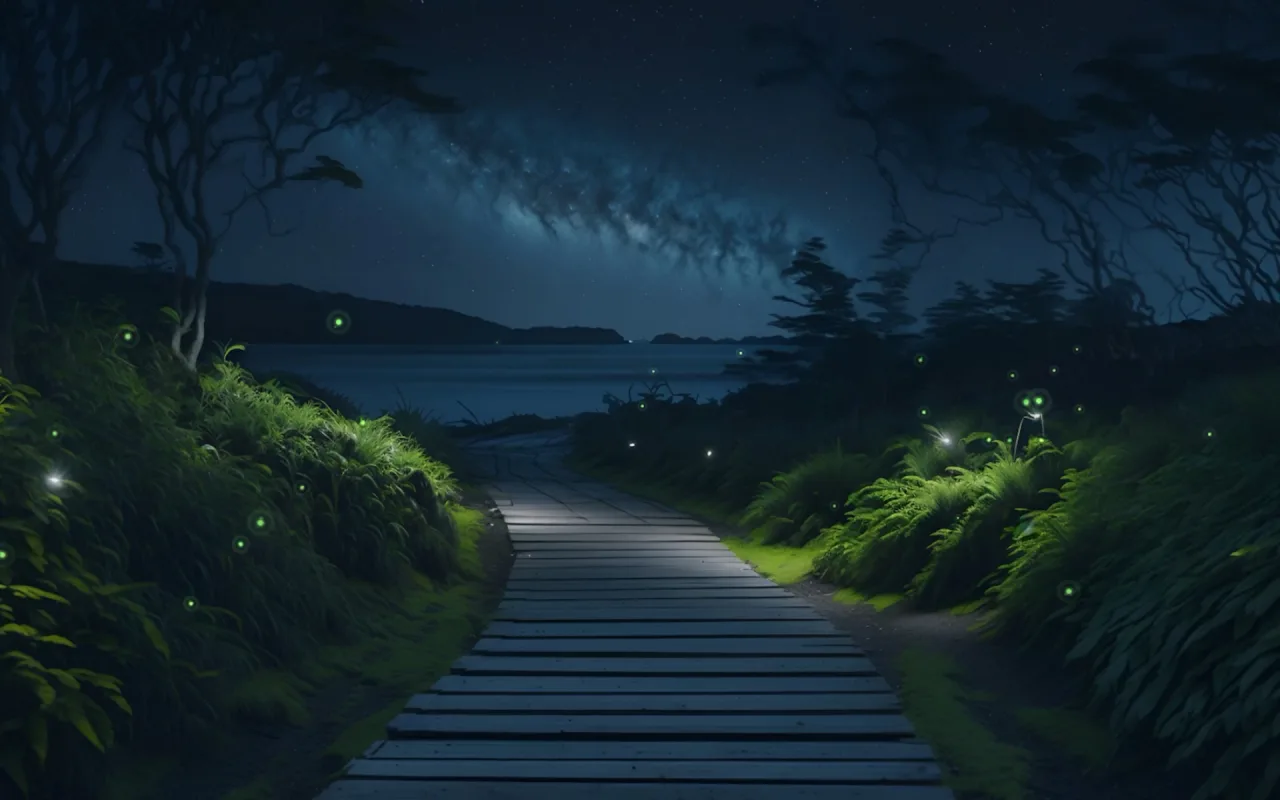 Luminous Forest Path live wallpaper preview