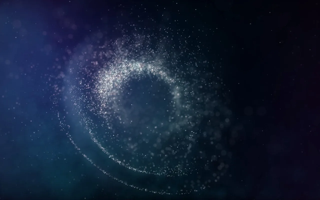 Particles space bridge live wallpaper preview