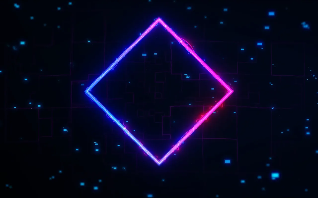 Glitch Diamond live wallpaper preview