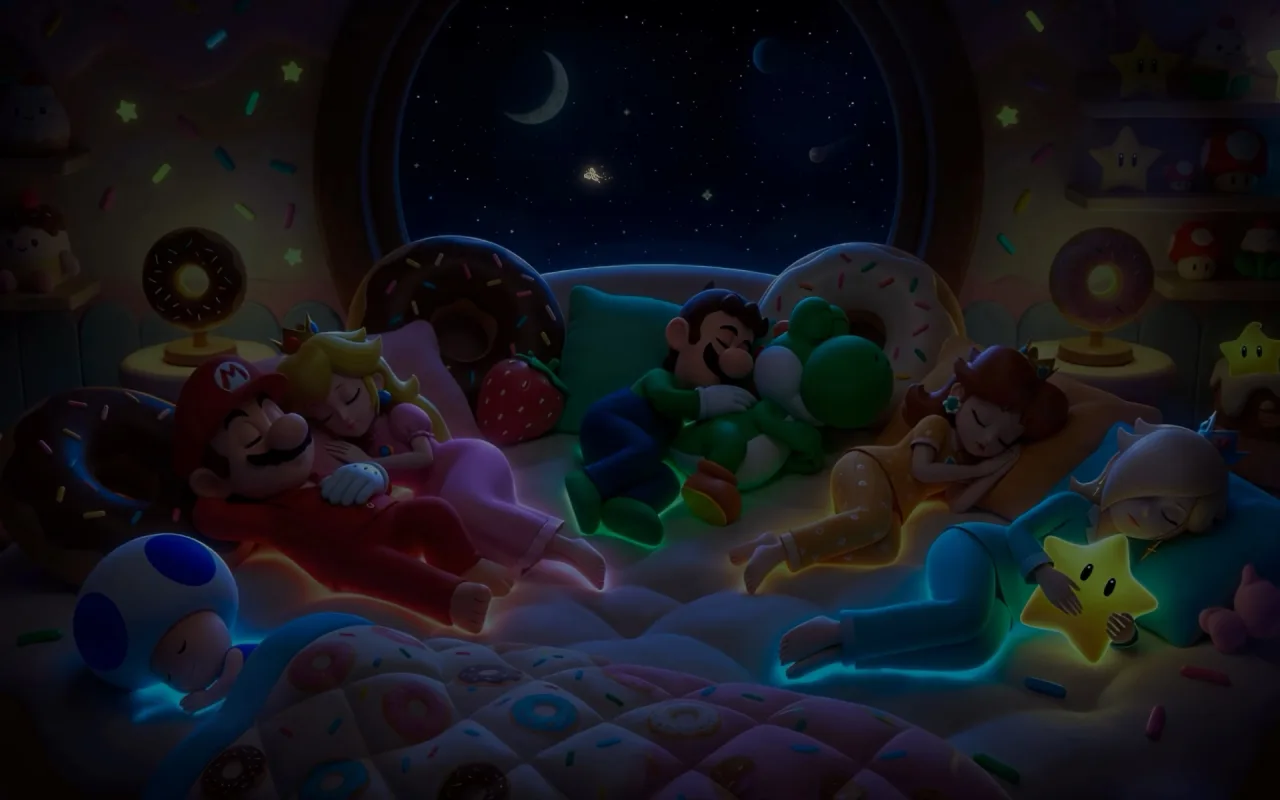 Super Mario Galaxy: Sweet Dreams live wallpaper preview