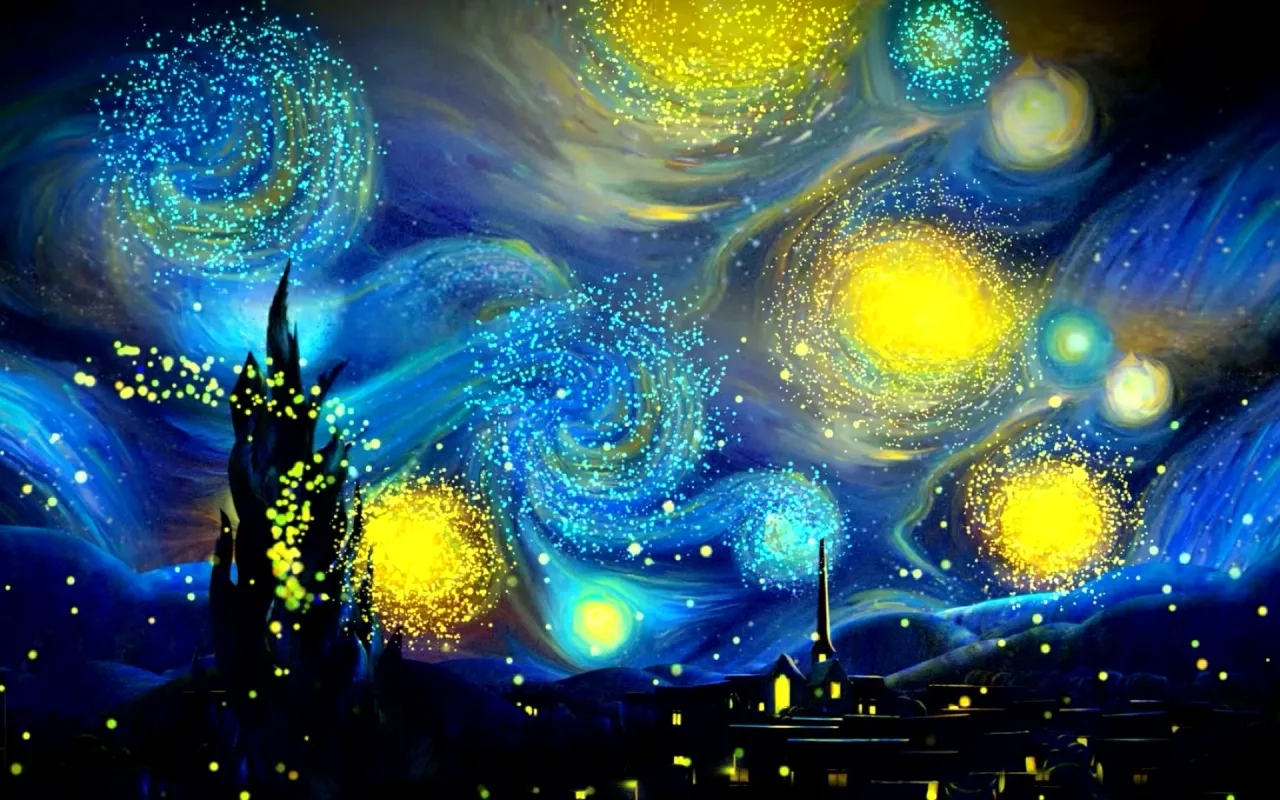 Starry Night live wallpaper preview