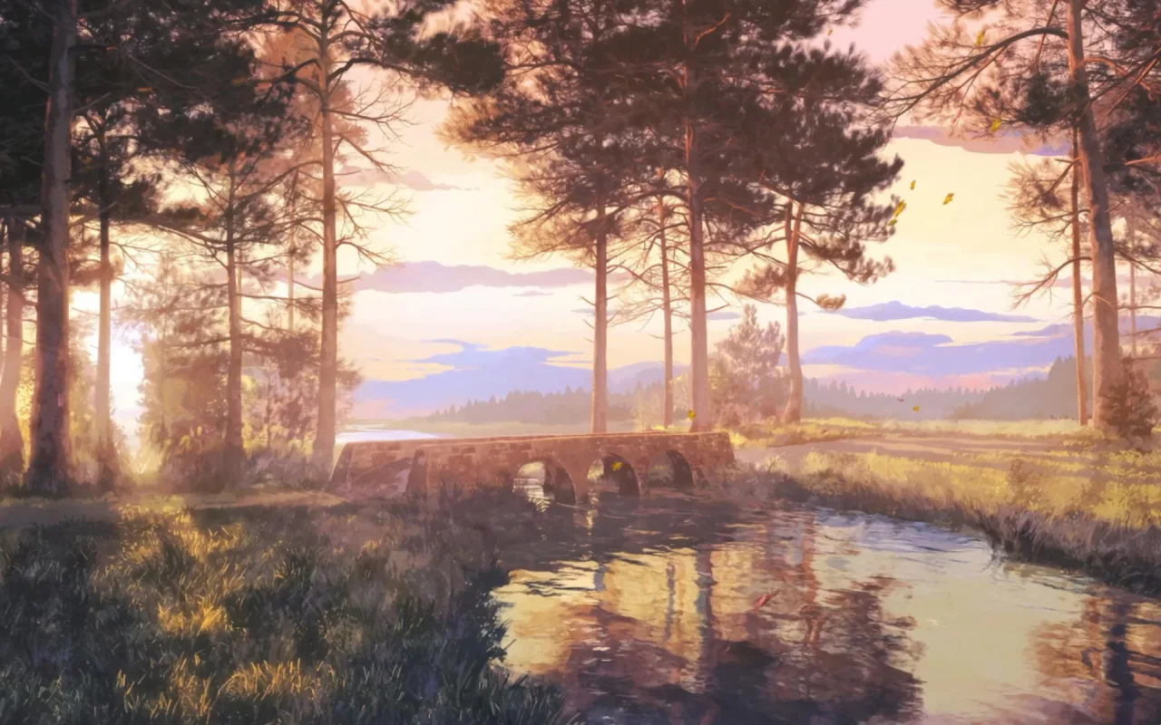 Forest Sunset live wallpaper preview