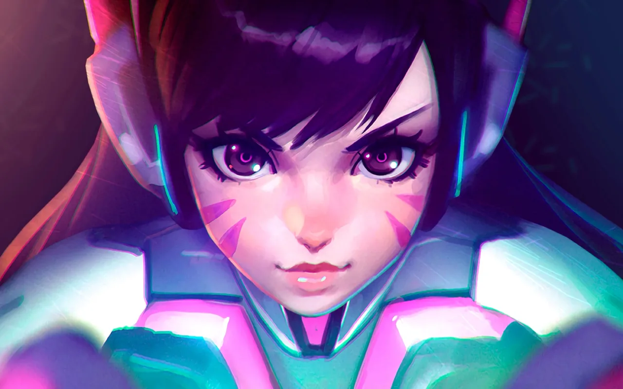 Overwatch D.Va live wallpaper preview